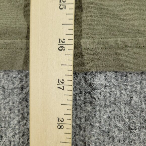 American Veteran Shirt Men's Large Green Military Graphic Crew Neck Short Sleeve - Picture 12 of 14